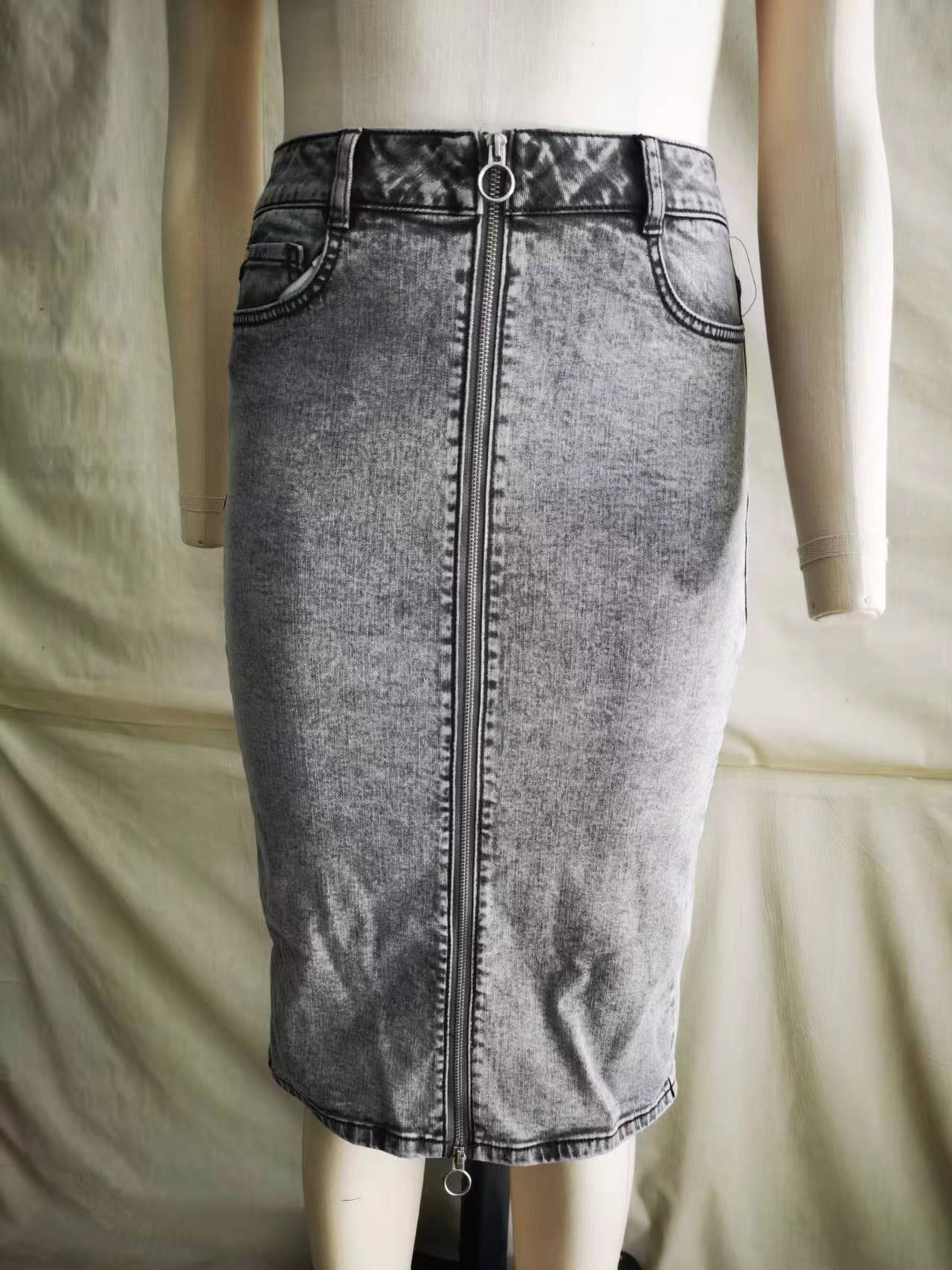 ACID WASH SKIRT_青岛纺联集团进出口有限公司